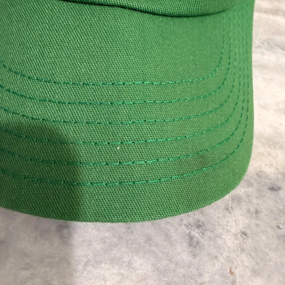Vintage John Deere Green Snapback Trucker Hat Yellow Logo Patch Mens Cap